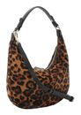 abro Leather Animal Printed Nana Mini Hobo Bag Leo abro Leather Animal Printed Nana Mini Hobo Bag Leo