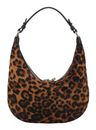 abro Leather Animal Printed Nana Mini Hobo Bag Leo abro Leather Animal Printed Nana Mini Hobo Bag Leo