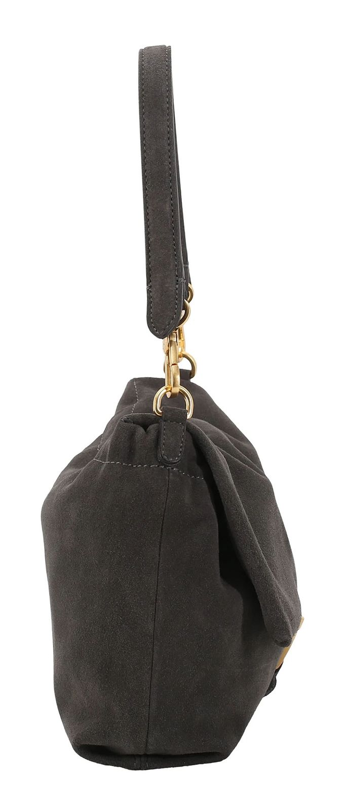 abro Leather Suede Temi Shoulder Bag M Grey abro Leather Suede Temi Shoulder Bag M Grey