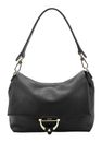 abro Leather Dalia Temi Shoulder Bag M Black / Gold abro Leather Dalia Temi Shoulder Bag M Black / Gold