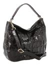 abro Leather Maxi Cocco Mia Hobo Bag Dark Brown abro Leather Maxi Cocco Mia Hobo Bag Dark Brown