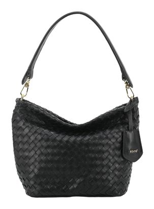 abro Leather Piuma Opaco Ebony Shoulder Bag S Black / Gold abro Leather Piuma Opaco Ebony Shoulder Bag S Black / Gold