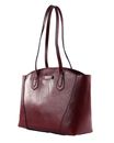 THE BRIDGE Magda Shopping Bag Wine Red / Oro THE BRIDGE Magda Shopping Bag Wine Red / Oro