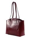 THE BRIDGE Magda Shopping Bag Wine Red / Oro THE BRIDGE Magda Shopping Bag Wine Red / Oro
