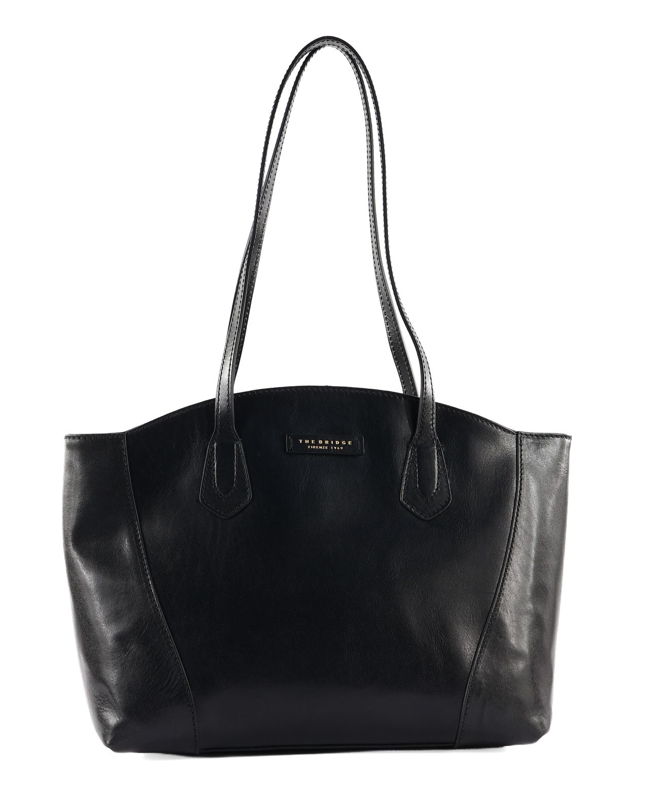 THE BRIDGE Magda Shopping Bag Nero ORO