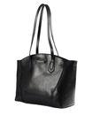 THE BRIDGE Magda Shopping Bag Nero ORO THE BRIDGE Magda Shopping Bag Nero ORO