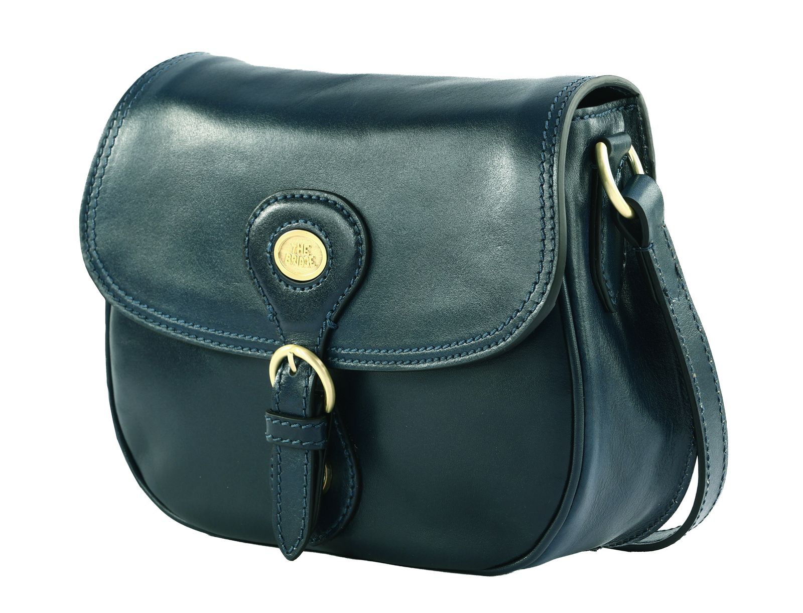 THE BRIDGE Isadora Crossbody Bag Notte / Oro THE BRIDGE Isadora Crossbody Bag Notte / Oro