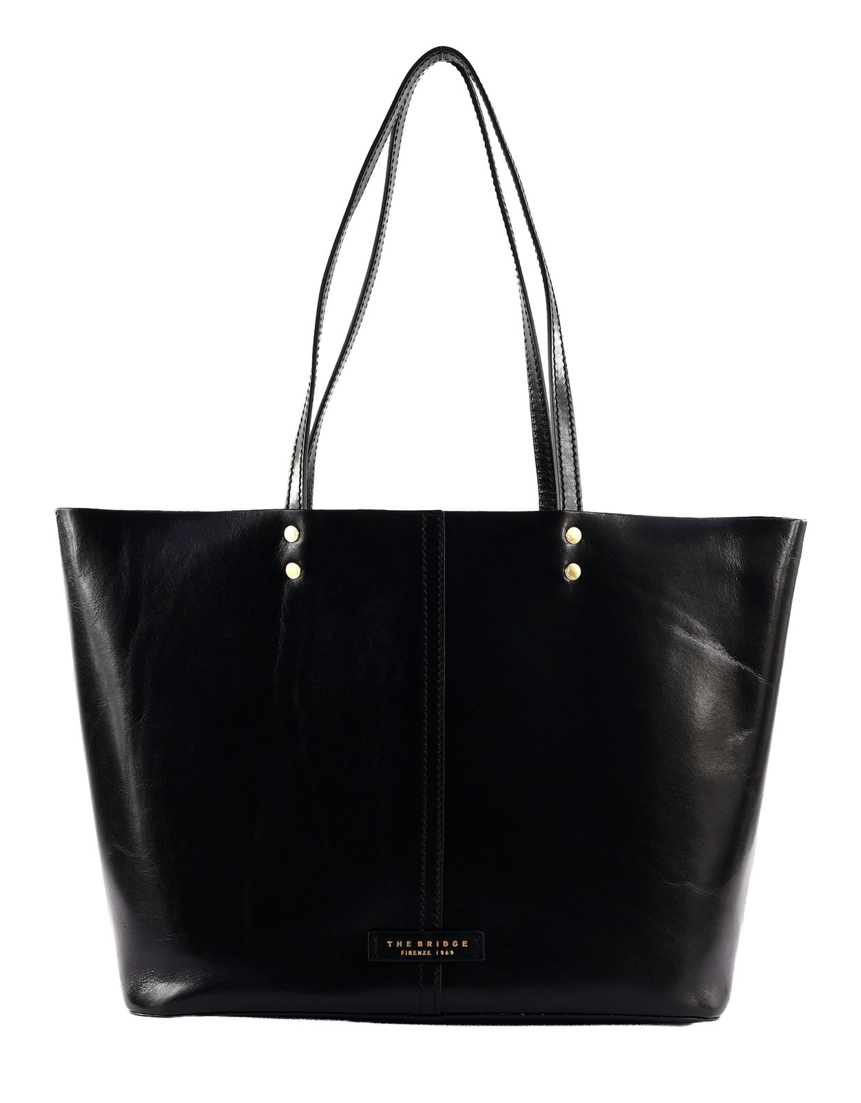 THE BRIDGE Lisa Shopping Bag Nero ORO