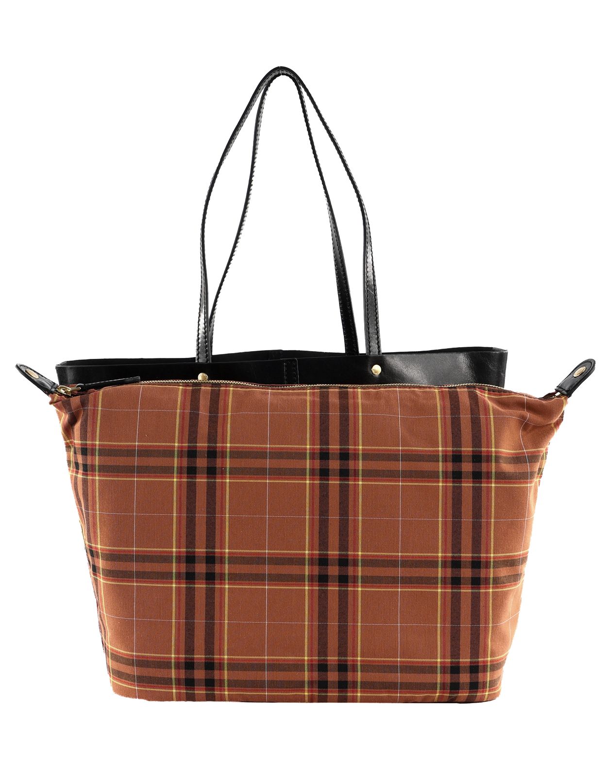THE BRIDGE Lisa Shopping Bag Nero ORO THE BRIDGE Lisa Shopping Bag Nero ORO