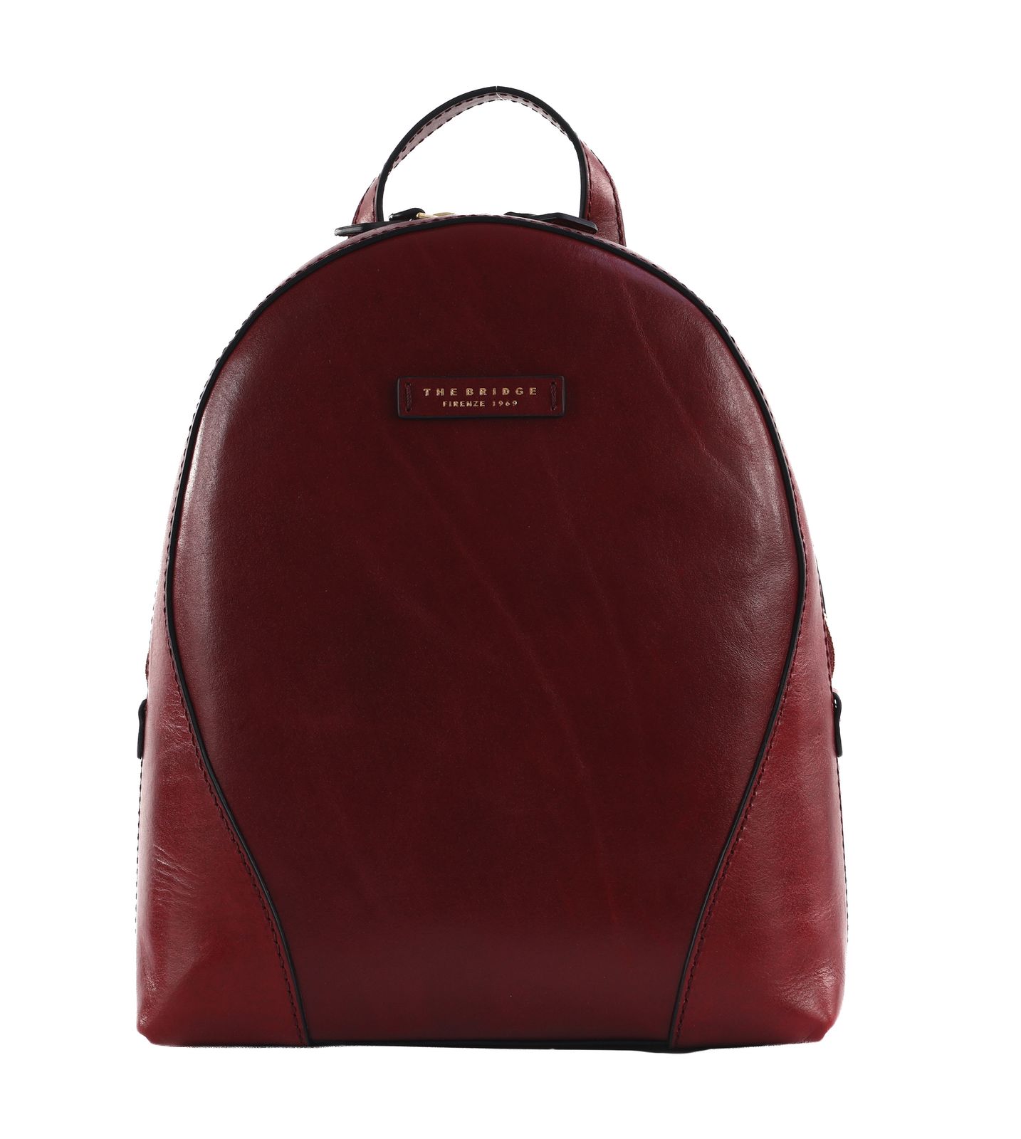 THE BRIDGE Magda Backpack Wine Red / Oro