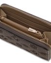 GUESS Carmella SLG Medium Zip Around Wallet Taupe Logo GUESS Carmella SLG Medium Zip Around Wallet Taupe Logo