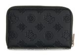 GUESS Carmella SLG Medium Zip Around Wallet Black Logo GUESS Carmella SLG Medium Zip Around Wallet Black Logo