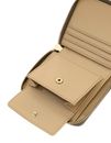 GUESS Carmella SLG Small Zip Around Wallet Taupe Logo GUESS Carmella SLG Small Zip Around Wallet Taupe Logo