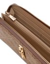 GUESS Yvonne Logo SLG Large Zip Around Wallet L Latte Logo GUESS Yvonne Logo SLG Large Zip Around Wallet L Latte Logo