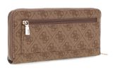 GUESS Yvonne Logo SLG Large Zip Around Wallet L Latte Logo GUESS Yvonne Logo SLG Large Zip Around Wallet L Latte Logo