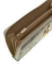 GUESS Yvonne SLG Large Zip Around Wallet L Natural