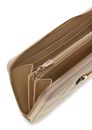 GUESS Carmella SLG Large Zip Around Wallet L Bone Logo