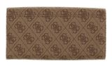 GUESS Yvonne Logo SLG Flap Organizer Latte Logo