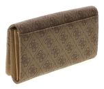 GUESS Yvonne Logo SLG Flap Organizer Latte Logo