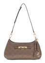 GUESS Carmella Hobo Taupe Logo GUESS Carmella Hobo Taupe Logo