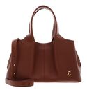 COCCINELLE Nell Handbag Grained Leather Cognac COCCINELLE Nell Handbag Grained Leather Cognac