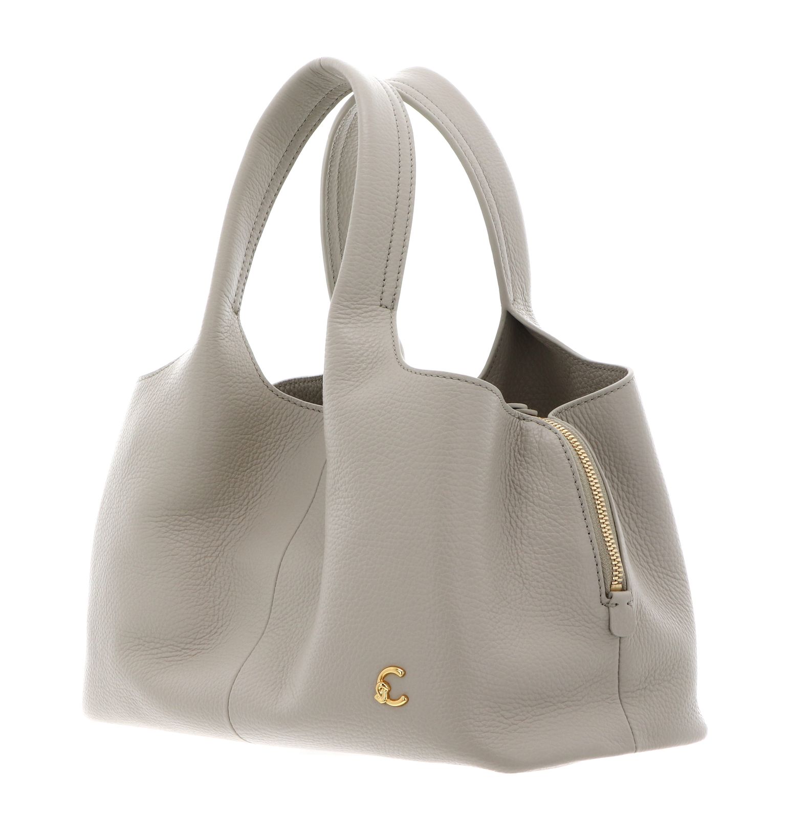 COCCINELLE Nell Handbag Grained Leather Eucalipto COCCINELLE Nell Handbag Grained Leather Eucalipto