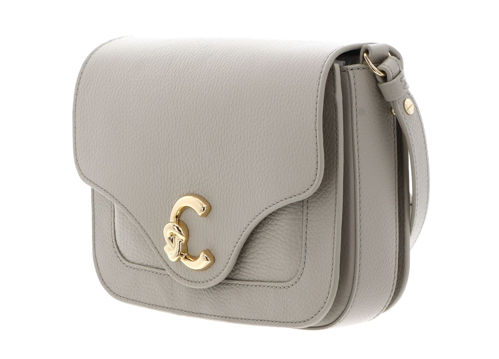 COCCINELLE C-Me Crossbody Bag Grained Leather Eucalipto COCCINELLE C-Me Crossbody Bag Grained Leather Eucalipto