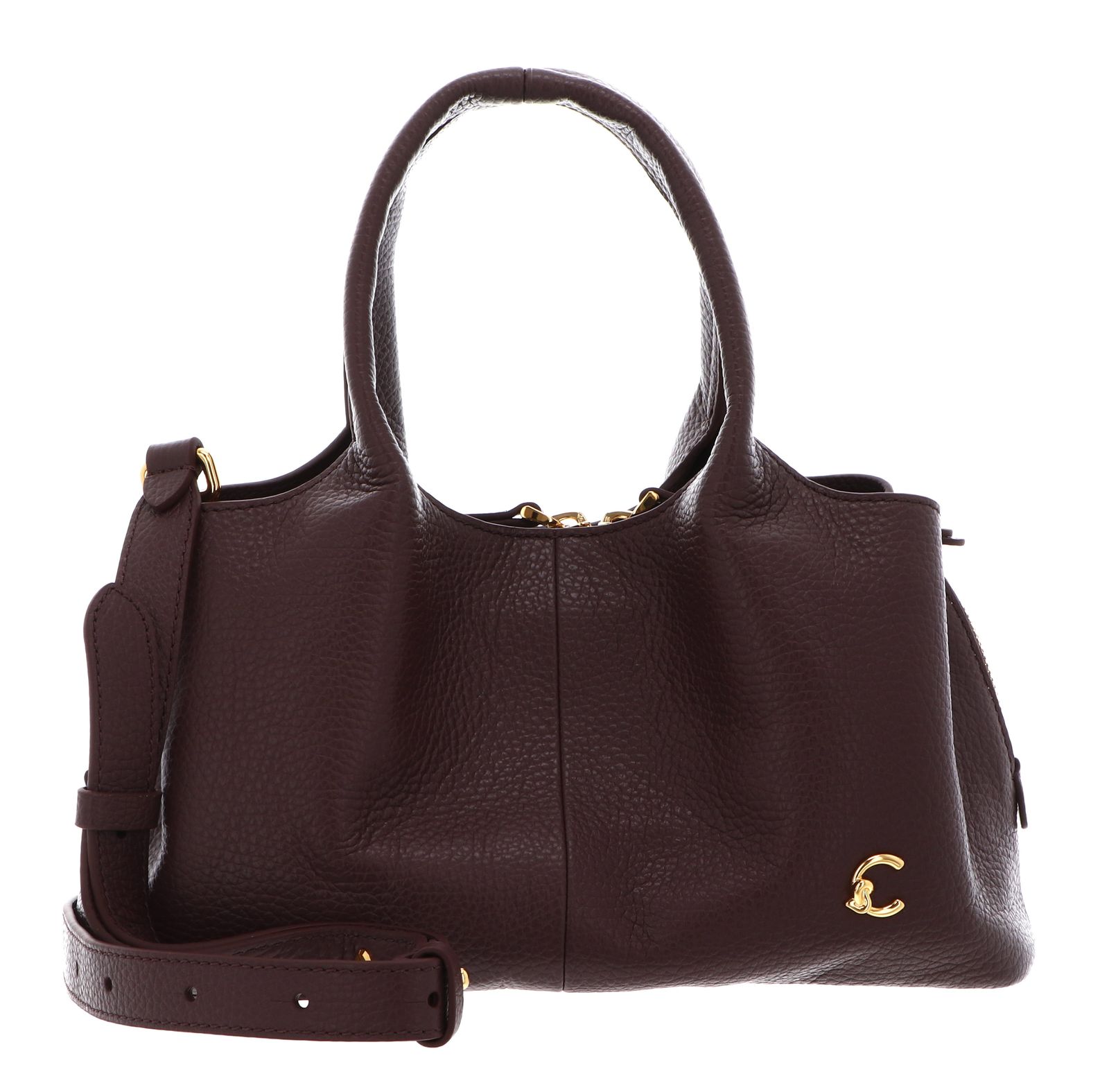 COCCINELLE Nell Handbag Grained Leather Berry