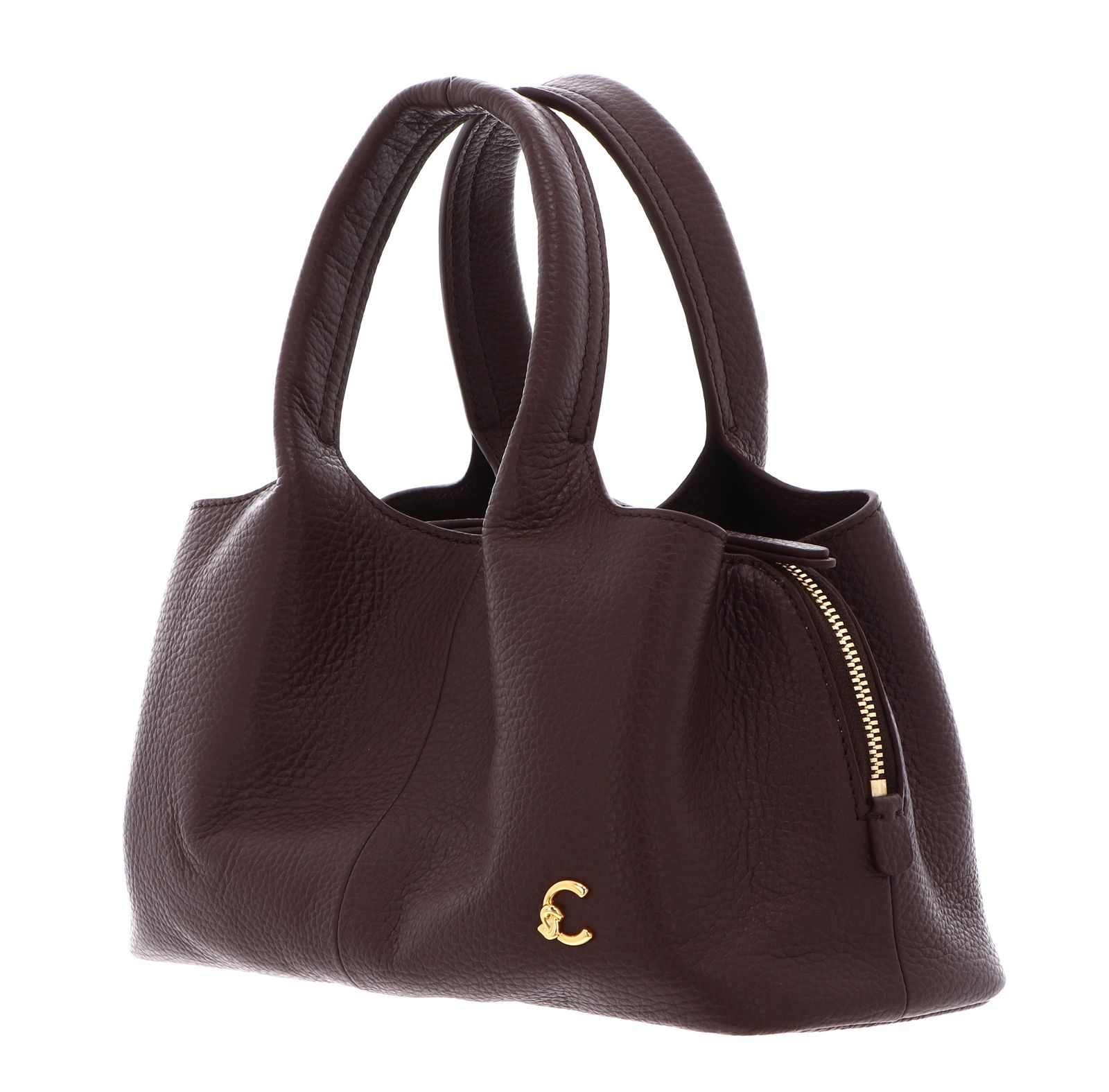 COCCINELLE Nell Handbag Grained Leather Berry COCCINELLE Nell Handbag Grained Leather Berry