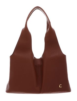 COCCINELLE Nell Handbag Grained Leather Cognac COCCINELLE Nell Handbag Grained Leather Cognac