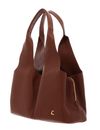 COCCINELLE Nell Handbag Grained Leather Cognac