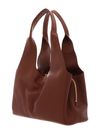 COCCINELLE Nell Handbag Grained Leather Cognac