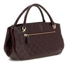 GUESS Carmella 3 Compartment Satchel Burgundy Logo GUESS Carmella 3 Compartment Satchel Burgundy Logo