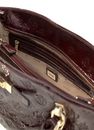 GUESS Carmella 3 Compartment Satchel Burgundy Logo GUESS Carmella 3 Compartment Satchel Burgundy Logo