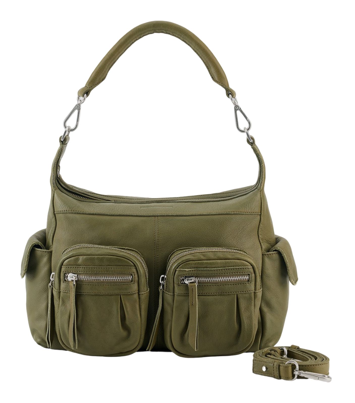 FREDsBRUDER Pocket Play Collection Hobo Bag Forest Green