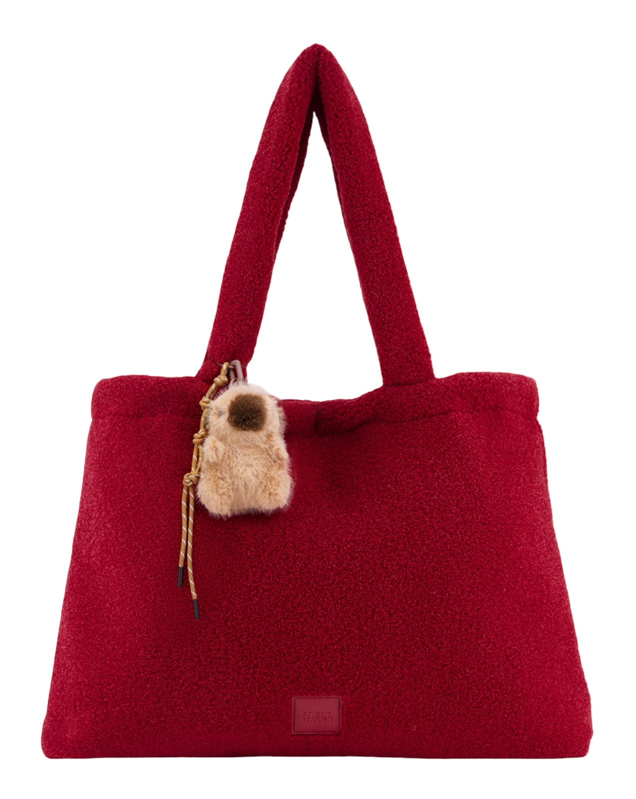 FREDsBRUDER Fluffy Friend Tote Bag Real Red