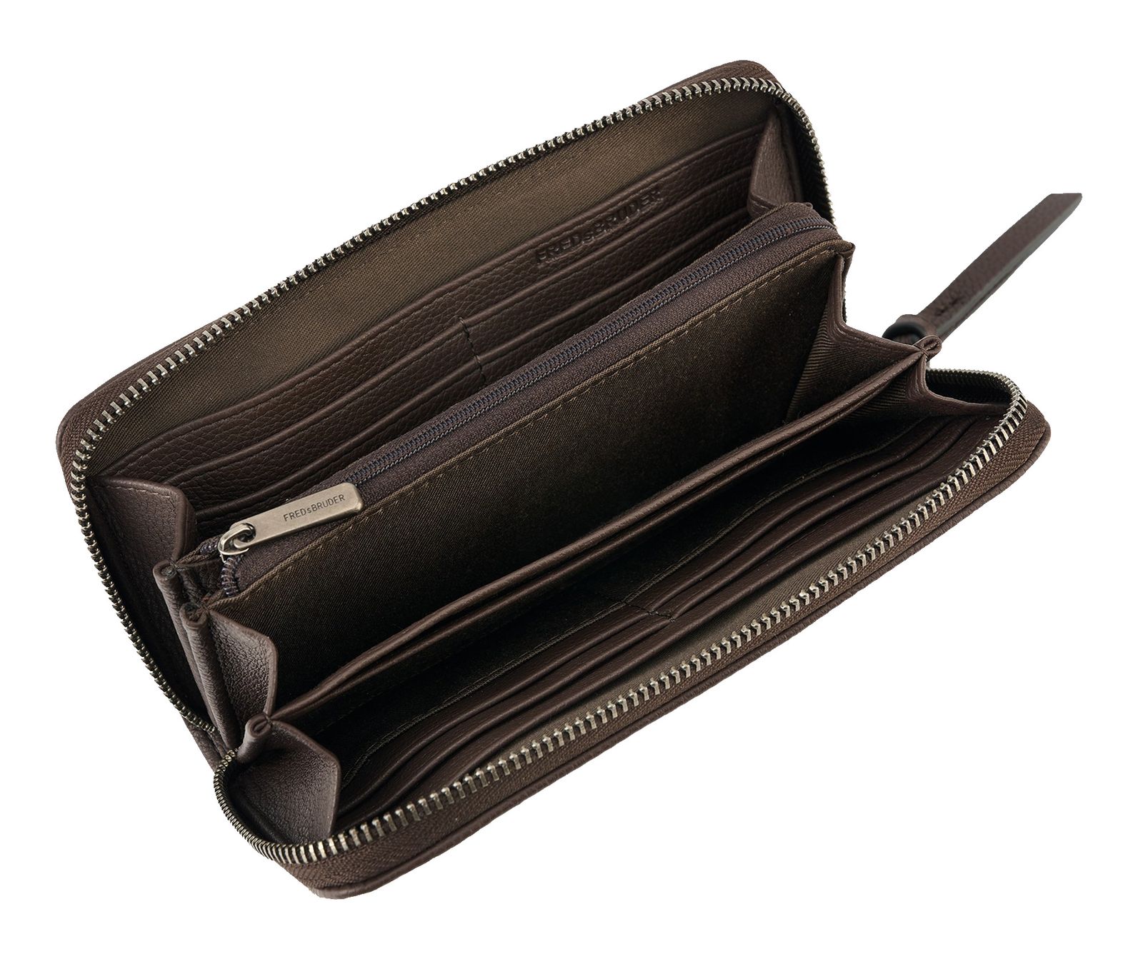 FREDsBRUDER My Bestie Long Wallet Dark Brown FREDsBRUDER My Bestie Long Wallet Dark Brown