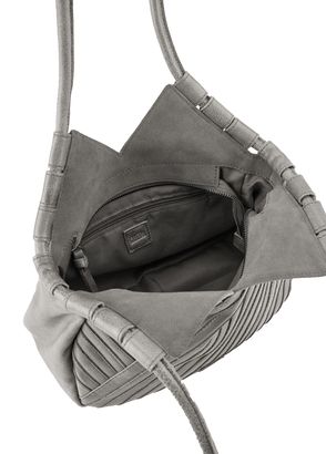 FREDsBRUDER Criss-Cross Hobo Bag Grey FREDsBRUDER Criss-Cross Hobo Bag Grey