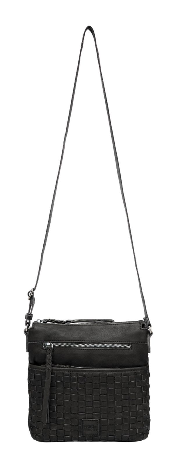 FREDsBRUDER Calm Weave Collection Crossbag Black