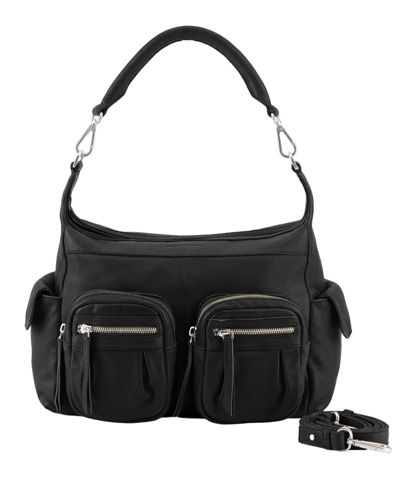 FREDsBRUDER Pocket Play Collection Hobo Bag Black