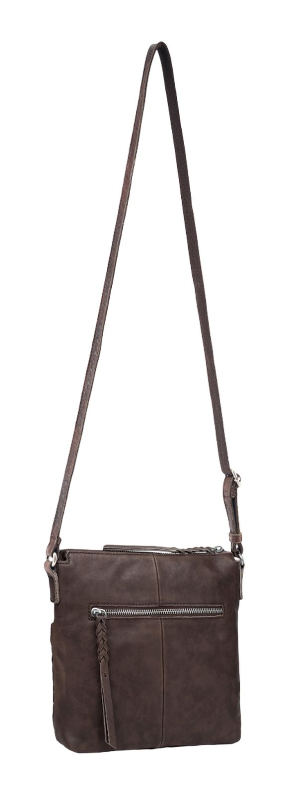 FREDsBRUDER Calm Weave Collection Crossbag Dark Chocolate FREDsBRUDER Calm Weave Collection Crossbag Dark Chocolate