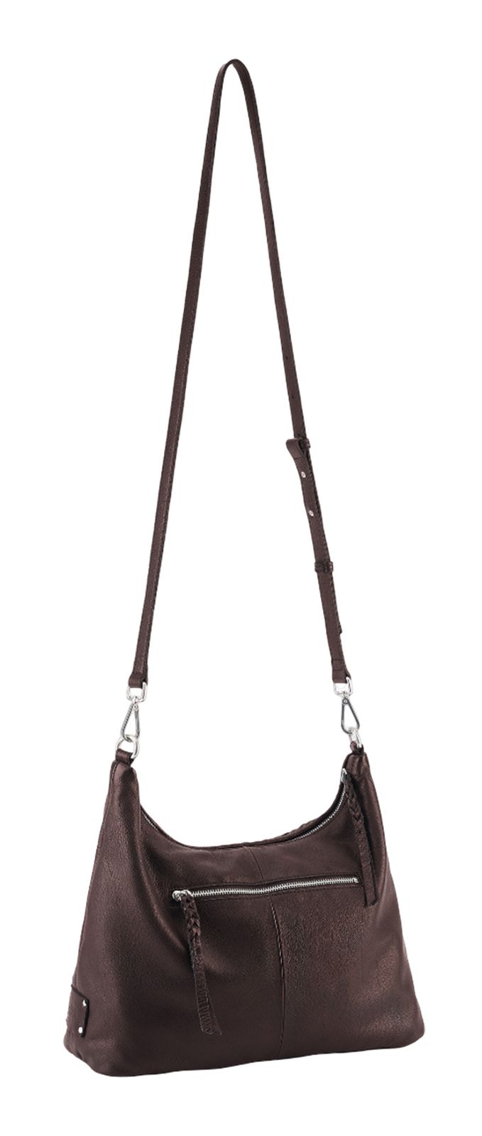 FREDsBRUDER Calm Weave Collection Hobo Bag Dark Chocolate FREDsBRUDER Calm Weave Collection Hobo Bag Dark Chocolate