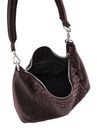 FREDsBRUDER Calm Weave Collection Hobo Bag Dark Chocolate FREDsBRUDER Calm Weave Collection Hobo Bag Dark Chocolate