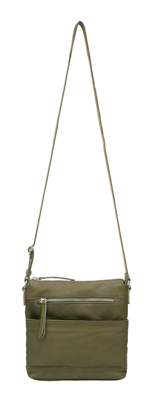 FREDsBRUDER Pocket Play Collection Crossbag With Zip-Pockets Forest Green