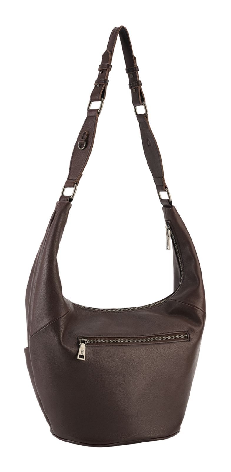 FREDsBRUDER Already Yours Collection Hobo Bag Chocolate Brown FREDsBRUDER Already Yours Collection Hobo Bag Chocolate Brown