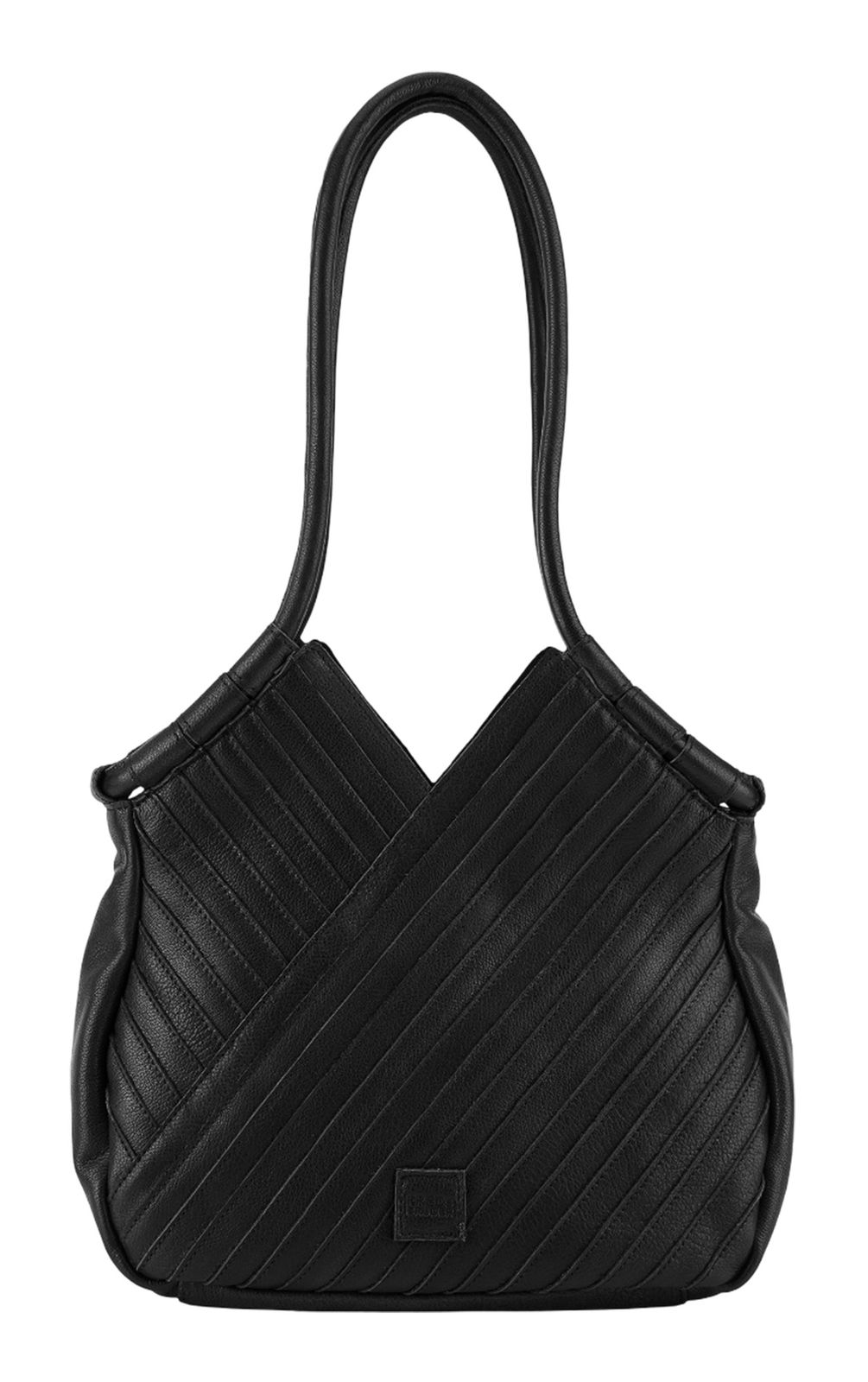 FREDsBRUDER Criss-Cross Hobo Bag Black
