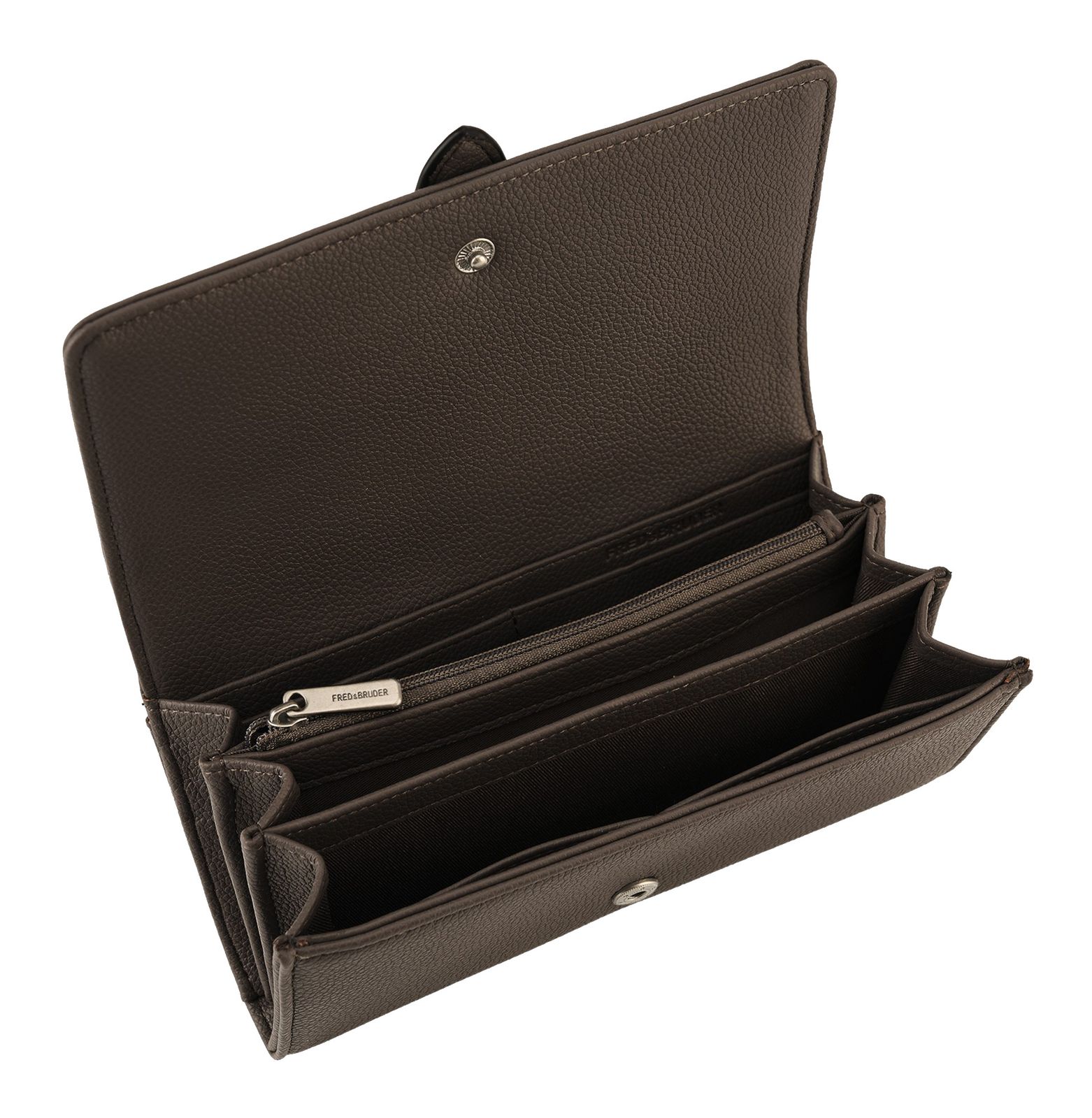 FREDsBRUDER My Bestie Collection Flap Wallet Dark Brown FREDsBRUDER My Bestie Collection Flap Wallet Dark Brown