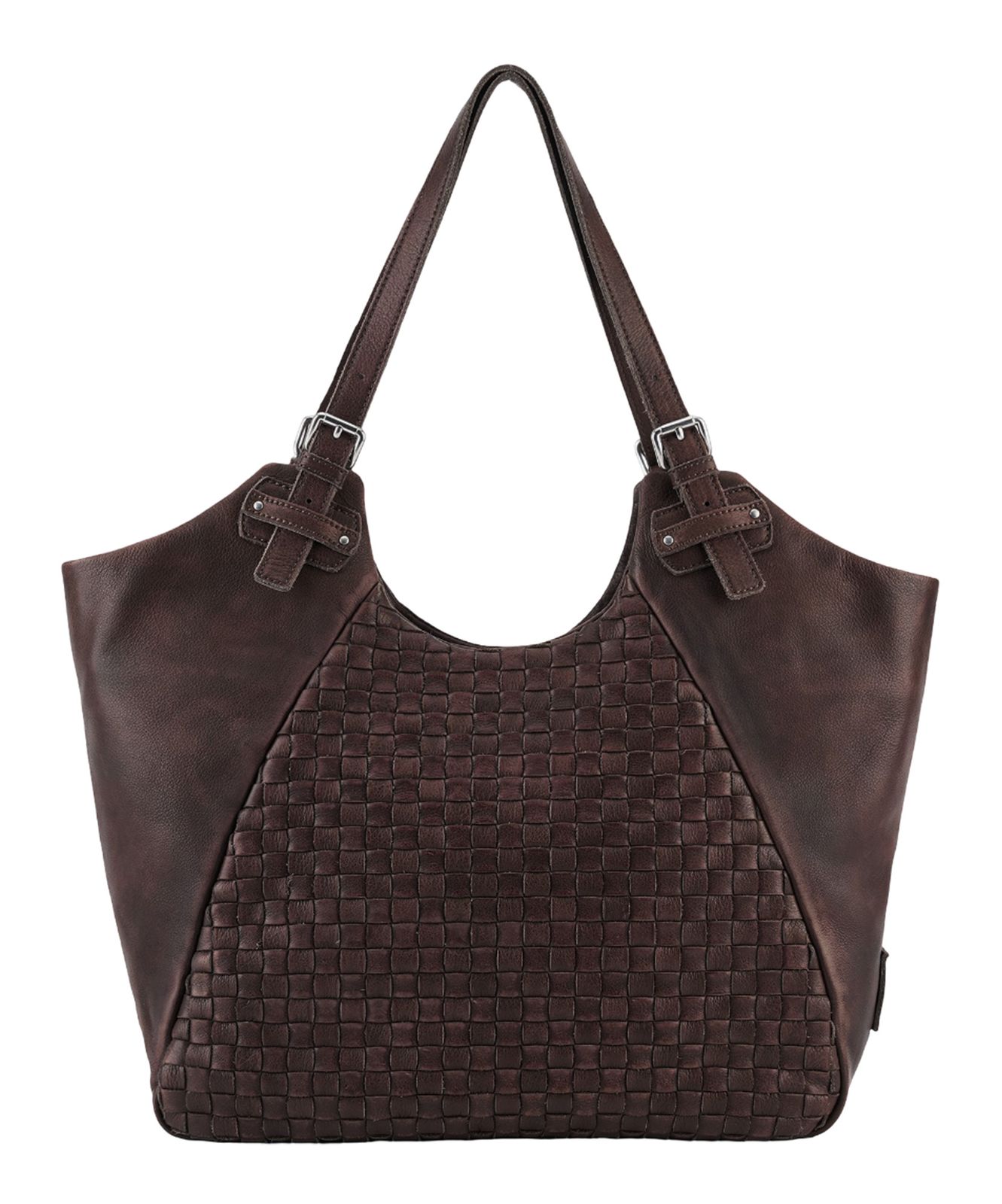 FREDsBRUDER Calm Weave Collection Shopper Dark Chocolate