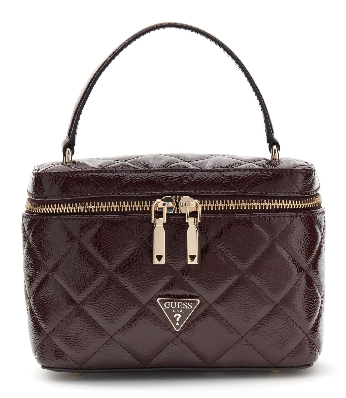 GUESS Juliet Mini Convertible Crossbody Bag Burgundy