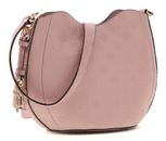 GUESS Carmella Crossbody Bucket Bag Light Pink Logo GUESS Carmella Crossbody Bucket Bag Light Pink Logo